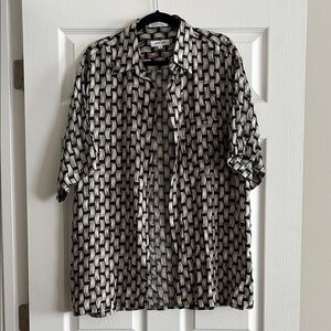 Pierre Cardin Black and White Lightweight Jacket